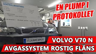 Läckage avgassystem  Reparationsfläns  Volvo V70N [upl. by Notserp]