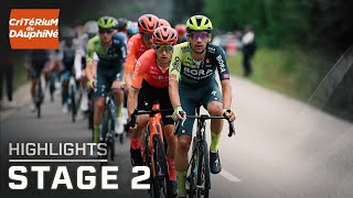 Critérium du Dauphiné 2024 Stage 2  EXTENDED HIGHLIGHTS  632024  Cycling on NBC Sports [upl. by Suiram30]