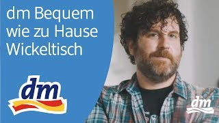 Wickeln wie zuhause – der Wickeltisch für‘s Baby mit gratis Windeln und Pflegeartikeln bei dm [upl. by Lidda]