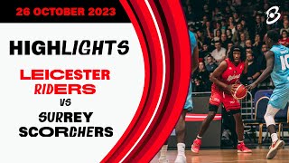 Leicester Riders vs Surrey Scorchers  Game Highlights [upl. by Panthea]