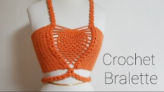 Easy Crochet Bralrtte Tutorial [upl. by Anitsirhcairam]