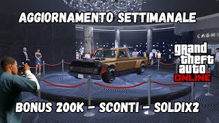 Aggiornamento settimanale di Gta online Settimana abbastanza marcia💩 [upl. by Ammeg739]