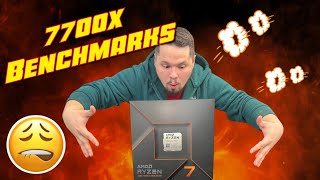 AMD Ryzen 7700X Benchmarks RTX 3070 Dominates [upl. by Guimar556]