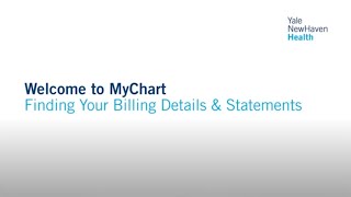 Welcome to MyChart Finding Your Billing Details and Statements [upl. by Eneri435]