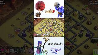 Golem  Witch  Bowler Attack Strategy For Th10 shorts clashofclans th10attack viralshorts [upl. by Sueahccaz749]