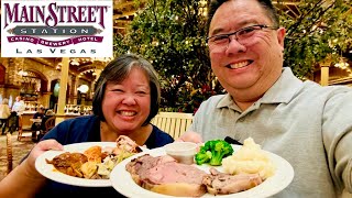 DOWNTOWN LAS VEGAS Main Street Station Dinner Buffet with NO Time Limit [upl. by Bedwell]