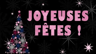 145  Joyeuses Fêtes  Carte virtuelle bonnes fêtes de fin dannée [upl. by Mareah]