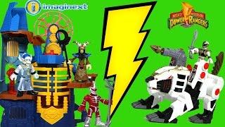 IMAGINEXT POWER RANGERS Rita Repulsa Moon Base w White Ranger Tigerzord Goldar Lord Zedd Finster [upl. by Anitsirhc]