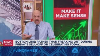 Jim Cramer breaks down last weeks sell off and todays rally [upl. by Nella]