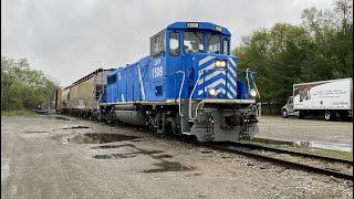 Chase Of Elkhart And Westerns New Locomotive CEFX 1508 5622 [upl. by Emmy]