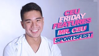 CEUFridayFeatures presents Mr CEU Sportsfest 2017  Juan Luis Mangahas [upl. by Aimas]