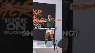 HAS DAMIAN WILLEMSE SHOWERED😅🍻 springboks rwc2023 back2back celebration [upl. by Nylcsoj815]