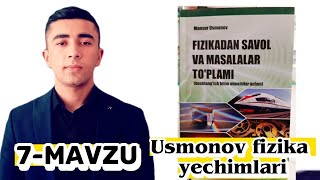 7mavzu Jismlarning erkin tushishi Usmonov toplami Fazliddinov Diyorbek [upl. by Ringsmuth]