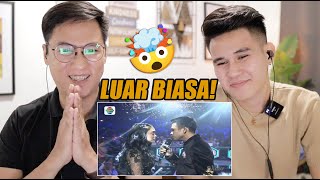 Fildan dan Lesti  Gerimis Melanda Hati Konser Kemenangan  SINGERS REACTION [upl. by Tound]