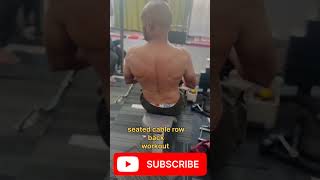 back workout seated cable rowpratapgarh gym lovefitness adicted gymexercise [upl. by Loredana316]