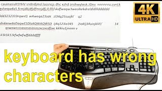 How to fix a keyboard that is typing the wrong characters [upl. by Engracia]