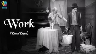 Work 1915 Charlie Chaplin  Edna Purviance  Charles Inslee  Leo White [upl. by Annoik]