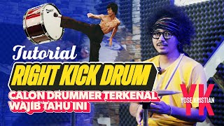 TEKNIK MENGINJAK PEDAL DRUM TERBAIK  BASIC KICK DRUM TECHNIQUE  DRUM LESSON ‼️ [upl. by Nnylarej]