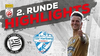 SK Puntigamer Sturm Graz  TSV Egger Glas Hartberg Highlights 2 Runde ADMIRAL Bundesliga 202425 [upl. by Polky986]