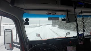 CFI  Snowmageddon So much Snow  2023 Kenworth T680  Rookie Trucking Vlog OTR Trucking Life [upl. by Woothen]