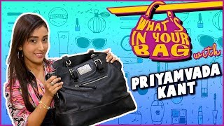 Priyamvada Kants Handbag Secret Revealed  Whats In Your Bag  TellyMasala [upl. by Penelopa860]