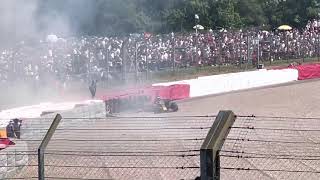 Max Verstappen Crash  Copse Corner British Grand Prix Silverstone 18072021 [upl. by Oshinski]