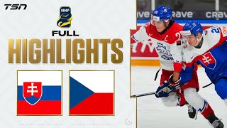 Slovakia vs Czechia FULL HIGHLIGHTS  2024 World Junior Championship [upl. by Heater]