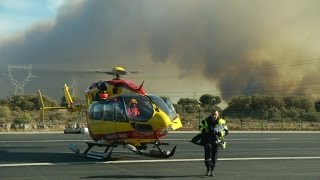 Incendie dans les BouchesduRhône la mobilisation gigantesque des pompiers français [upl. by Lechner740]