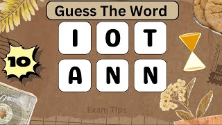 Scrambled Word Games  Part 3  Guess the word [upl. by Droffats355]