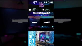 4khdr test Samsung odyssey neo g7 vs odyssey g7 gaming samsung 4k shorts [upl. by Ziom822]