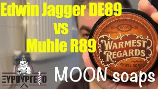 Edwin Jagger DE89 vs Muhle R89💈MOON Warmest Regards  StarovasTV [upl. by Anileve]