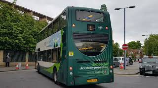 Bus Spotting in Oxford Stagecoach Oxfordshire Enviro400H 12002 OU10 GGE Route 1 to Blackbird Leys [upl. by Gaudette]