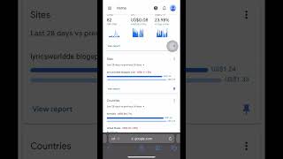 Adsense approved in 10 days Adsense earning proofWebsite earnings How to earn money Adsense ios [upl. by Tierza]