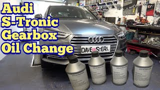 Audi STronic 7speed DL382 Gearbox Oil Change using VCDS 0CK 0CJ 0CL 0DN 0DP Dual Clutch [upl. by Cavit742]