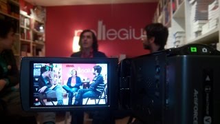 Entrevista a Mircea Cartarescu en la librería Nollegiu [upl. by Nerta]