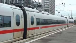 Essen Hbf IC und ICE Ein und Ausfahrt 24 9 2015 [upl. by Lahtnero]