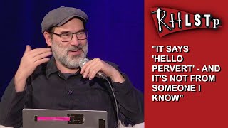 Adam Buxton on a recent spam email and actually getting hacked  from RHLSTP 531 [upl. by Akirahc]