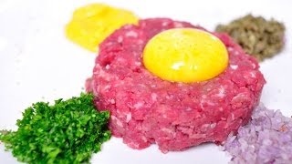 สเต็กทาร์ทาร์ Steak Tartare [upl. by Asserrac]