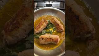 How Buttery is Veal Saltimbocca alla Romanashorts easy Italian pairs well with wine [upl. by Egroj]