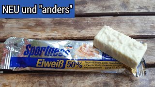 DM Sportness 50  Proteinriegel White Chocolate Peanutbutter  neues Format  FoodLoaf [upl. by Lebazej305]