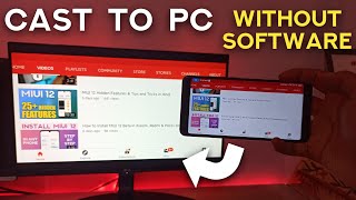 How Cast Android Screen to PC  Screen Mirror to Windows Computer  Wireless Screencast [upl. by Inah551]