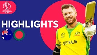 700 Runs In High Scorer  Australia vs Bangladesh  ICC Cricket World Cup 2019  Match Highlights [upl. by Eanod]