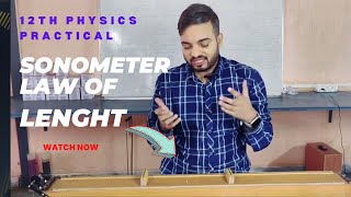 sonometer law of length physics practical 12thphysicspractical a2zpractical991 [upl. by Florence]