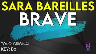 Sara Bareilles  Brave  Karaoke Instrumental [upl. by Maharg]