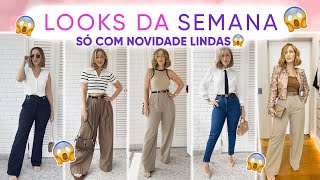 LOOKS DA SEMANA SÓ COM NOVIDADES [upl. by Elfreda856]