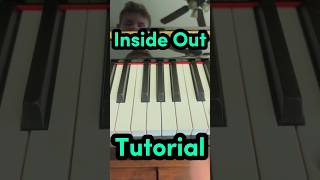 Easy Inside Out Piano Tutorial piano pianotutorial insideout2 beginners [upl. by Ahseikan192]