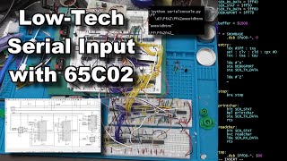 Low Tech Serial Input with 6502 [upl. by Latsyrhk]