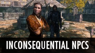 Skyrim Mod Inconsequential NPCs [upl. by Hooge918]