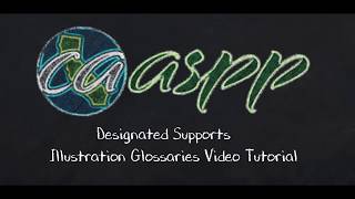 Designated Supports  Illustration Glossaries Tutorial [upl. by Euqinomod]