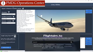 MSFS 2020  How to Install PMDG Liveries from flightsimto [upl. by Aihselat788]